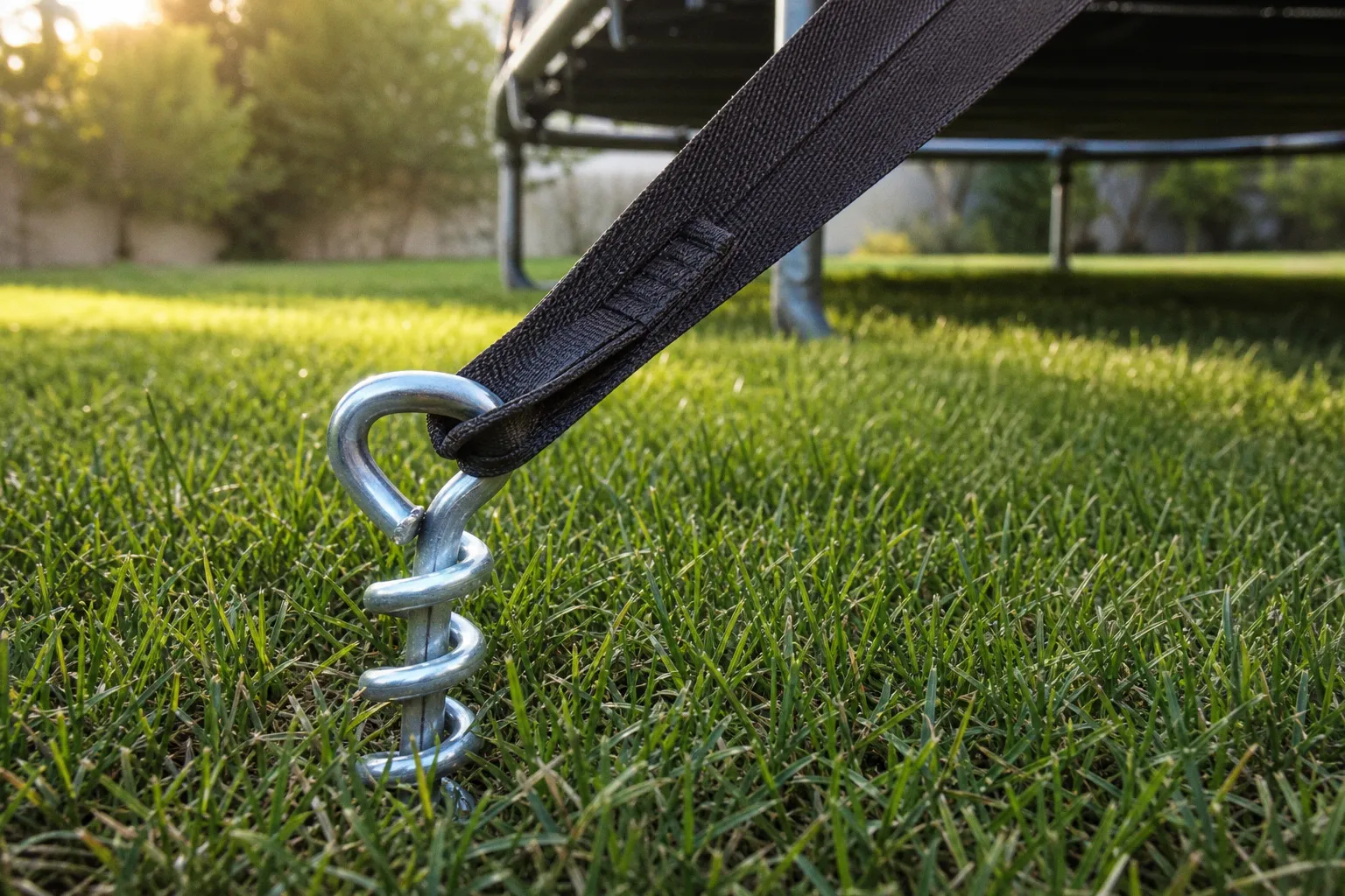 Ancrage de trampoline : pelouse ou terrasse, quelle solution ?
