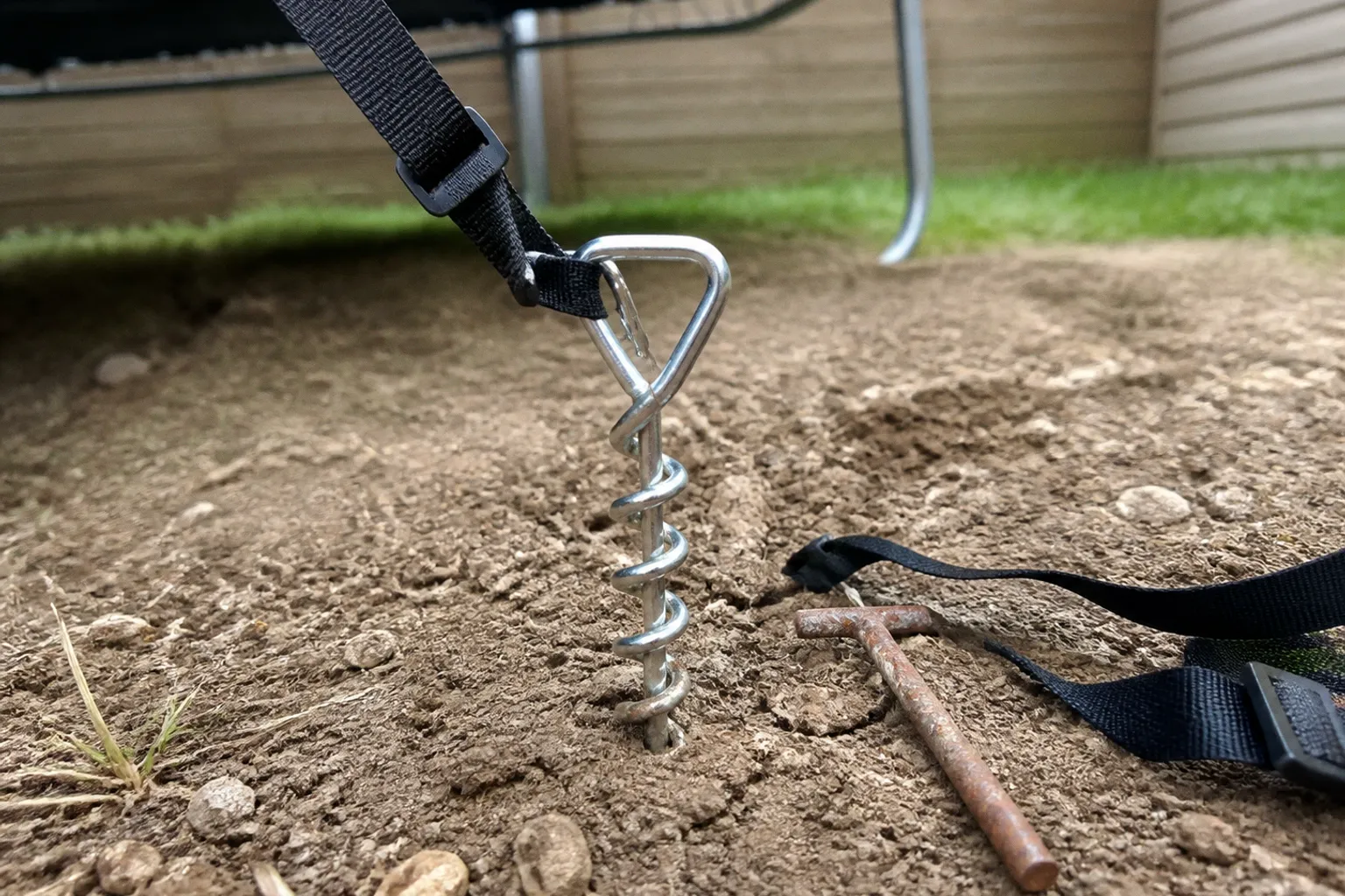 Ancrage de trampoline : quel kit choisir selon votre sol ?