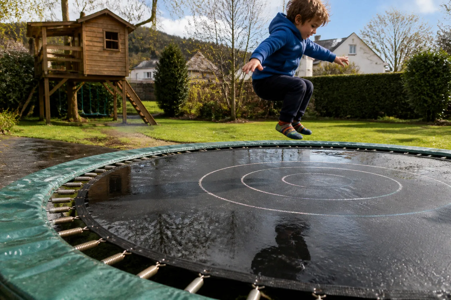 Exercices de motricité sur trampoline : quels jeux pour quel âge ?