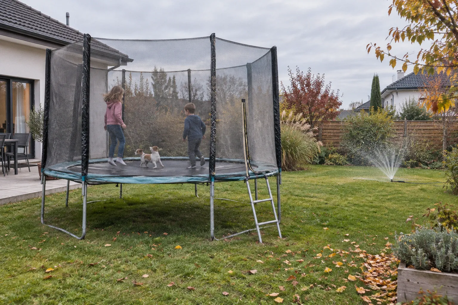 Filet de protection trampoline : notre test de résistance aux UV
