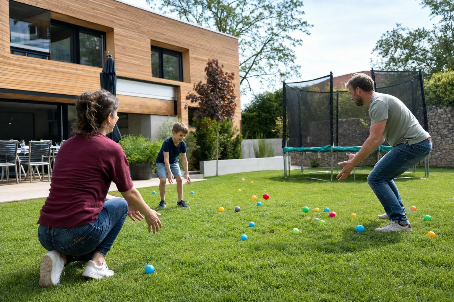 Jeux de plein air en famille : comment sécuriser votre jardin avec un trampoline