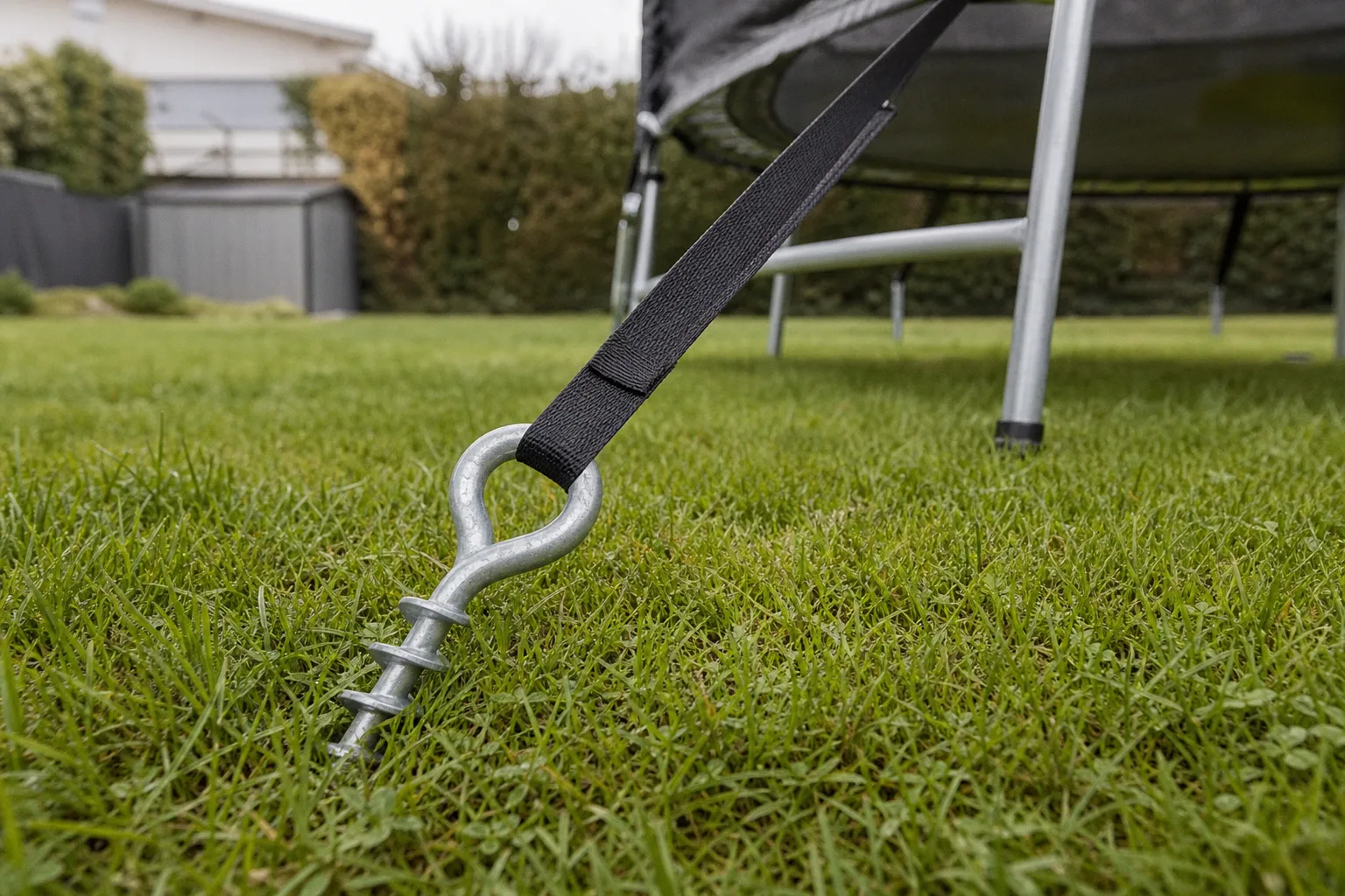 Kit d'ancrage pour sol meuble: quelle solution choisir pour fixer votre trampoline
