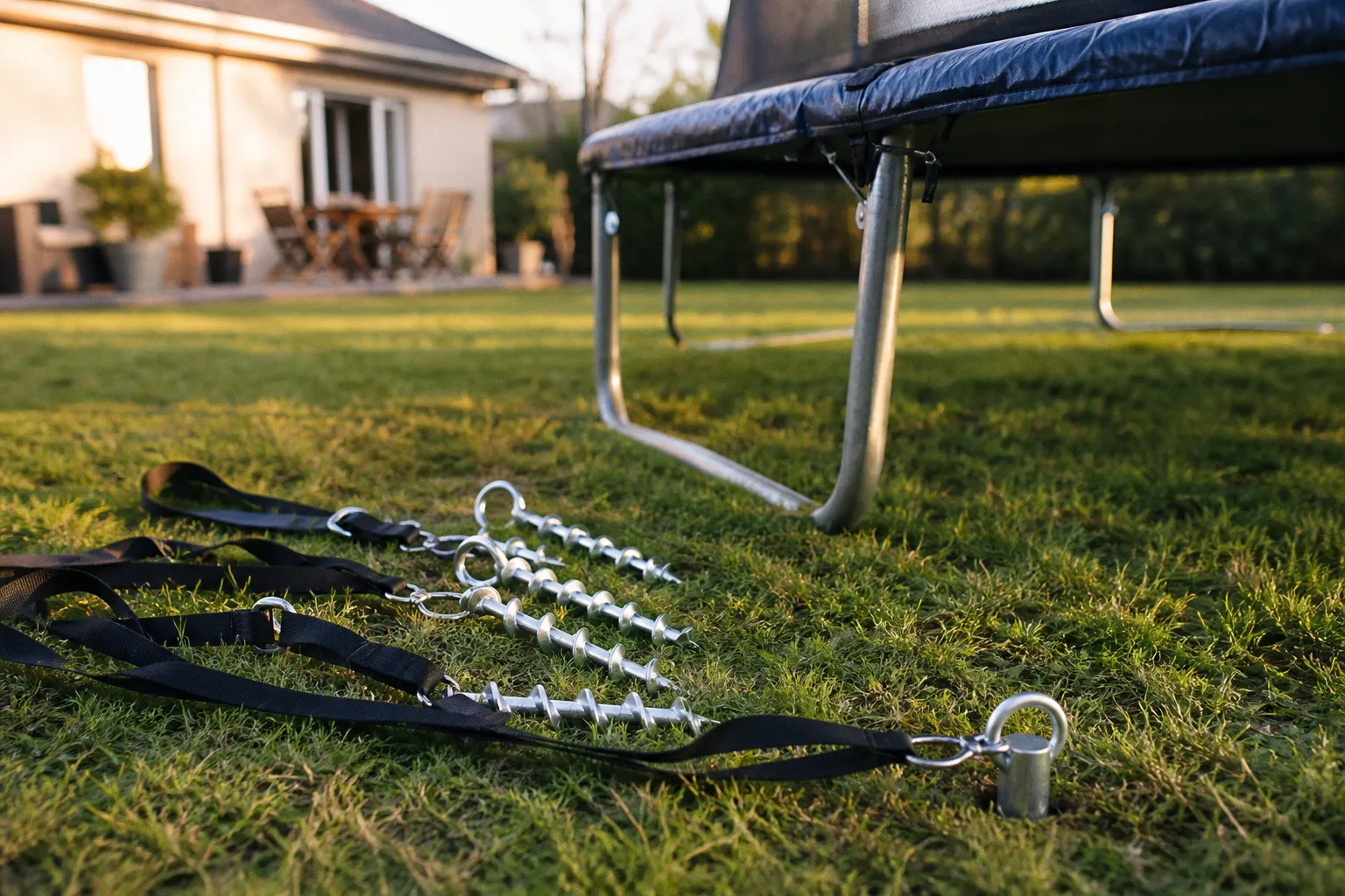 Kit d'ancrage pour trampoline : un achat vraiment utile ?