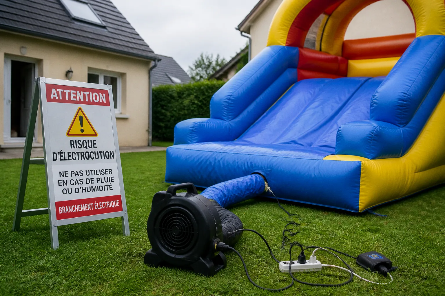 Risques électriques : pourquoi le jeu gonflable SportBob a été interdit à l'importation