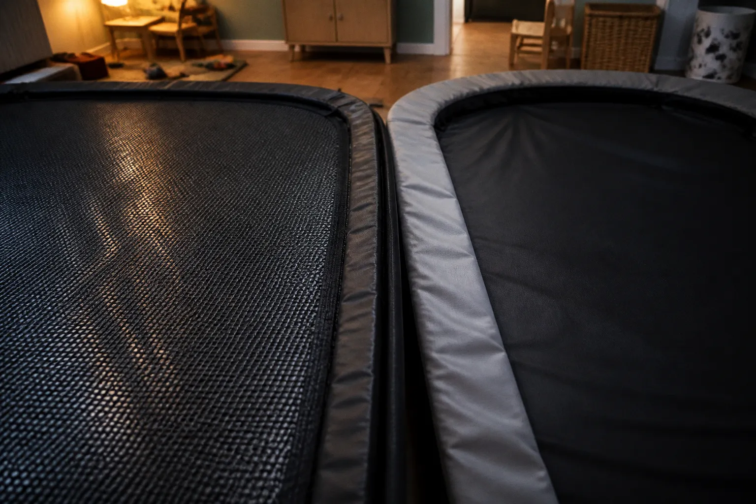 Trampoline enfant : les différences majeures entre usage intérieur et extérieur