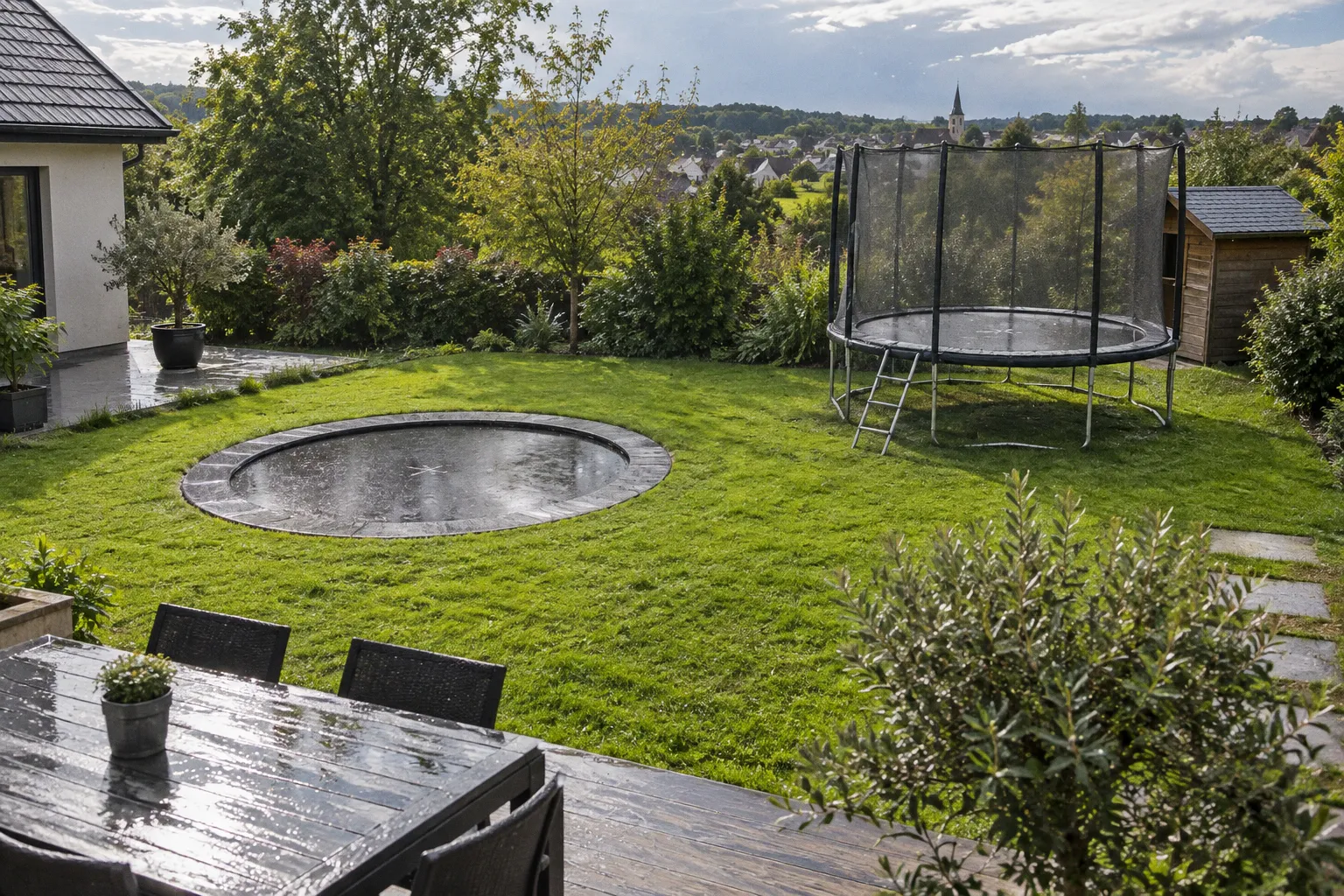 Trampoline enterré ou sur pieds : quel modèle pour votre jardin ?