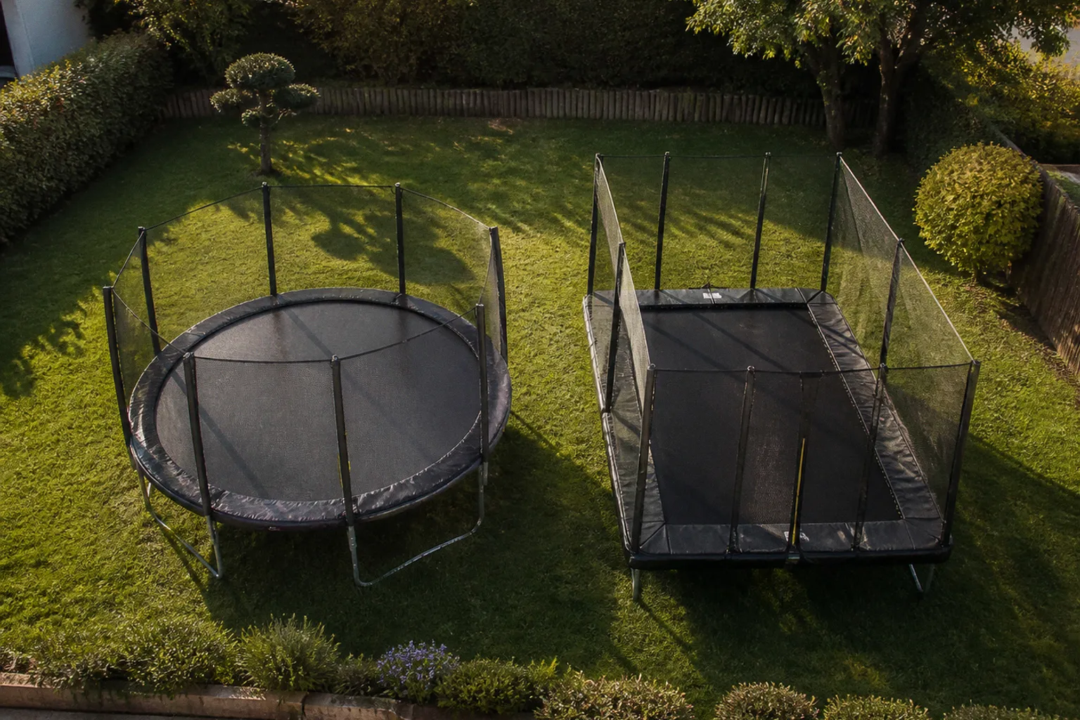 Trampoline rond ou rectangulaire : quelle forme choisir ?